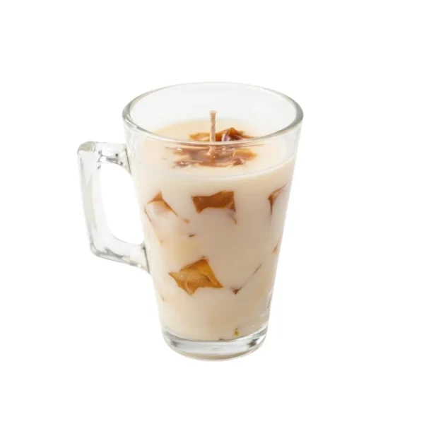 μεγάλο cozy κερί σε κούπα 280gr από φυτικό κερί joalex